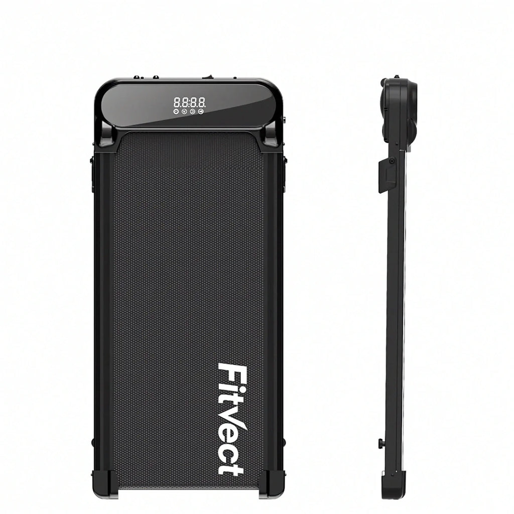 Fitvect C1 Slimline Walking Pad (Small Treadmill) - Thin, Lightweight, Quiet for Home Office