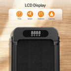 Un tapis roulant Fitvect con display LCD a terra