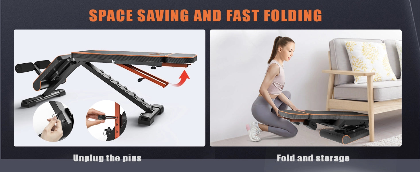 Prodotto salvaspazio e pieghevole velocemente con immagini di utilizzo e montaggio.